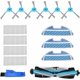 thumbnail image 1 of Accesorio para aspiradora robot 1490, paquete de repuestos de 1 cepillo principal, 4 filtros HEPA, 6 cepillos laterales, 3 mopas, 1 of 5