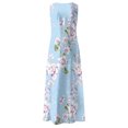 thumbnail image 5 of FcBaudy Robe Sans Manches Col Rond, Robes d'Été pour Femmes, Robes Sans Manches Col Rond Imprimé avec Poches Grande Robe d'Été pour Femmes, 5 of 5
