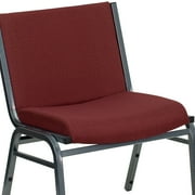 Flash Furniture HERCULES Series Big & Tall 1000 lb. Rated Burgundy Fabric Stack Chair
