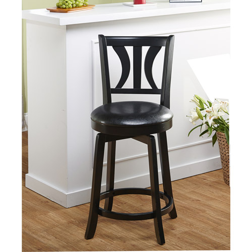 Houston 24'' Swivel Counter Height Stool, Multiple Colors
