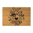 thumbnail image 1 of TIELUTT Funny Easter Bunny Door Mat Warm Welcome Mat Door Mat As A for Easter Home Easter Floor Fall Throws Blankets 100 Carpet Rug Large Living Room Rugs Couch Throw Carpet for Room, 1 of 5