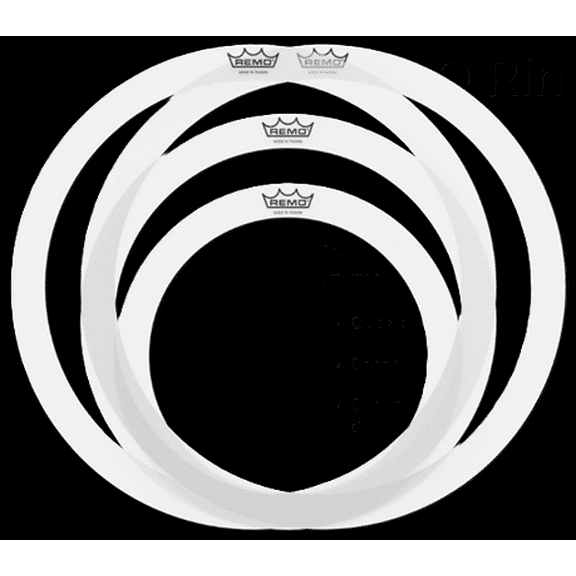 Remo RemO's Tone Control Rings Pack - 10", 12", Two 14"