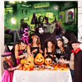 thumbnail image 4 of Telón de fondo Rvsticty para fiesta de cumpleaños de Halloween, 180 x 110 cm, 4 of 7