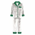 thumbnail image 4 of Family Christmas Pajamas Matching Sets Christmas Pjs Long Sleeve Button down Sleepwaear Holiday Top and Pajamas Pants Christmas Family Pajamas Set, 4 of 6