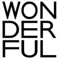 thumbnail image 2 of JC Designs 15x15 White Modern Wood Framed Museum Art Print Titled - In Black And White I-Wonderful, 2 of 4