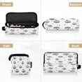 thumbnail image 5 of Hair Tools Travel Bag with Removable Heat Resistant Mat for Straighteners, Curling Iron and Haircare Accessories Minimalist Halloween Pattern, 5 of 8