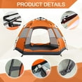 thumbnail image 6 of CJC Camping Tents 2/3/4 Person Camping Dome Tent Waterproof Spacious Lightweight Portable Backpacking Tent for Outdoor Camping/Hiking, 6 of 12