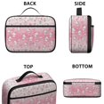thumbnail image 3 of Kawaii Cat and Tea Pink Pattern Insulated Lunch Bag Teens,Bento School Lunch Bag for Teens for Work,Picnic or Travel 10.6x7.7x4.3 Inches,12 Can Capacity, 3 of 6