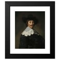 thumbnail image 2 of Dirck Dircksz. van Santvoort 20x23 Black Modern Framed Museum Art Print Titled - Frederik Dircksz Alewijn (1603-65). Alderman and Councilor of Amsterdam (1640), 2 of 5
