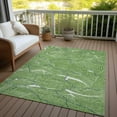 thumbnail image 6 of Addison Rugs Chantille Indoor/Outdoor Transitional Lines Green Washable Rectangle Rug, 9' x 12', 6 of 6