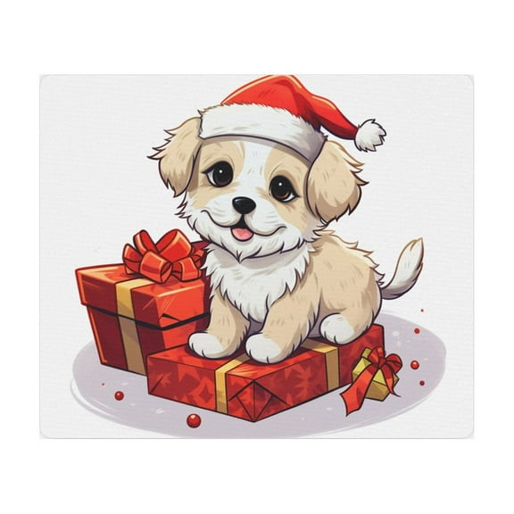 DistinctInk Mouse Pad - 1/4" Foam Rubber - Pumik Puppy Drawing