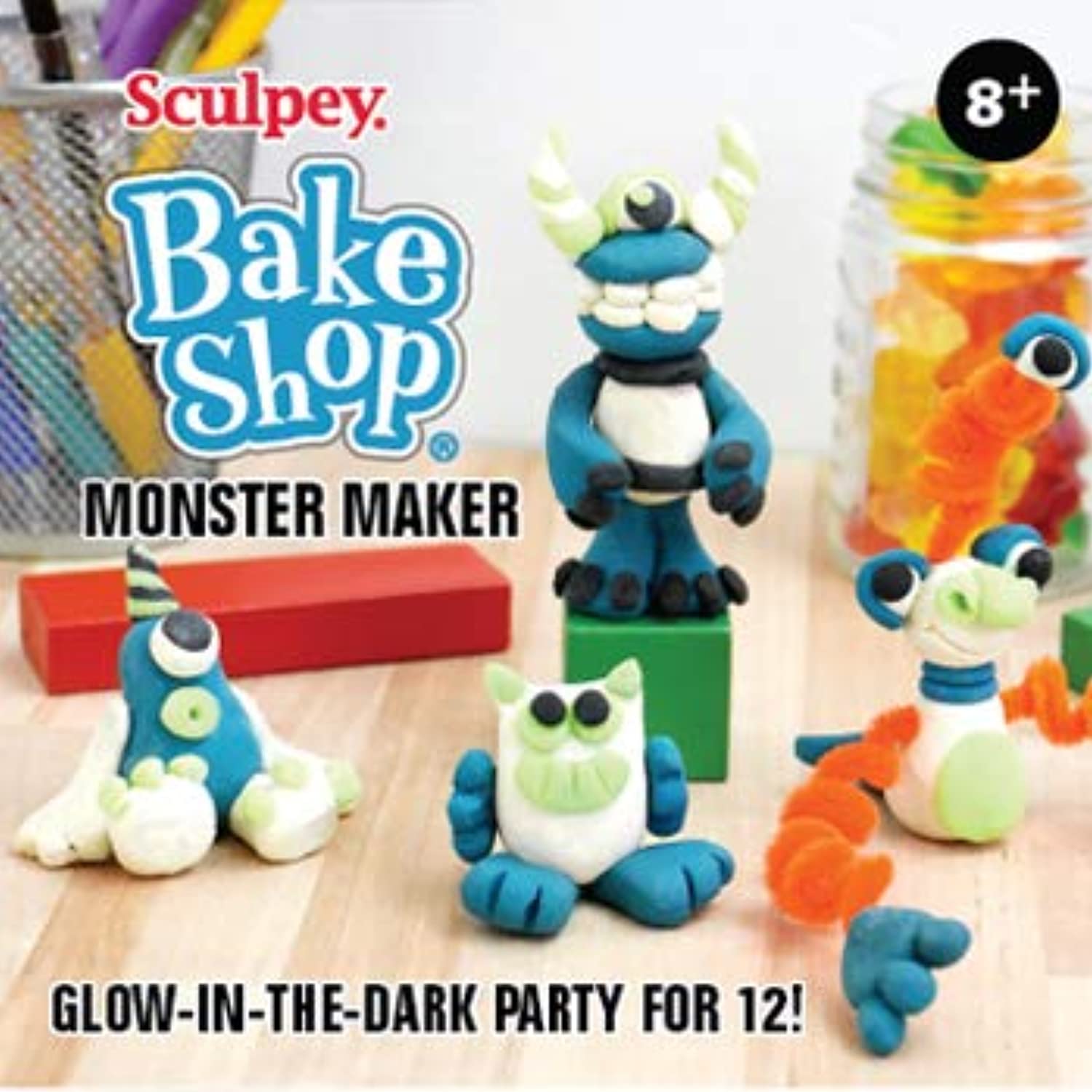 Sculpey Monster Maker Oven Bake Clay Group Activity Kit For 12 Walmart Com
