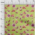 thumbnail image 1 of oneOone Viscose Jersey Lime Fabric Flower Watercolor Dress Material Fabric Print Fabric By The Yard 60 Inch Wide, 1 of 5