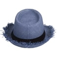 thumbnail image 2 of Breathable Summer Sun Hat With Wide Brim Fedora Style For Outdoor Travel And Beach Comfort Lightweight UPF, 2 of 5