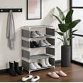 thumbnail image 1 of Organizador Fácil De Transportar 5 Niveles Rack Zapatera Modelo Gris Oscuro, 1 of 4