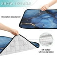 thumbnail image 4 of Qxltty Gilt Navy Blue Marbles Cat litter Pads Pet Set of 3 Diaper Mats Center Anti-leakage Layer Absorbent Soft and Comfortable, 4 of 7