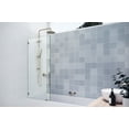 thumbnail image 7 of Glass Warehouse GW-BF-27.5-MB Vela 58-1/4" High X 27-1/2" Wide Shower Screen Frameless Tub, 7 of 7