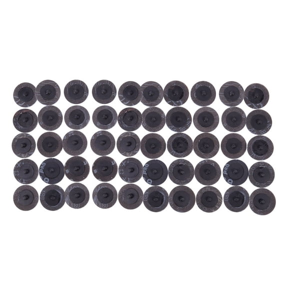 50 PCS 2 inch /50 mm 80 Grit Roll Lock Sanding Disc Abrasive Pads