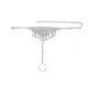 thumbnail image 1 of Foot ornaments beach vacation rhinestone chain with finger ring tassel anklet, 1 of 1