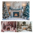 thumbnail image 6 of Nkmbld Christmas Door Cover Decoration Christmas Door Frame Background Cloth Hanging Cloth Photography Props Party Decoration Cloth 59x70.8in, 6 of 8