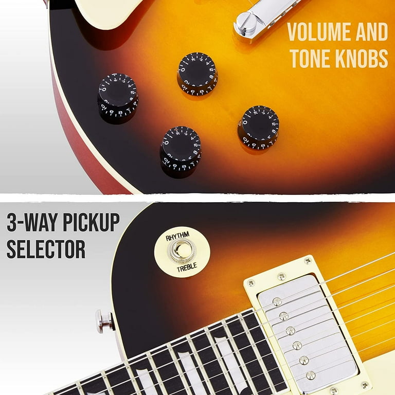 Lyxpro left handed sale electric guitar package