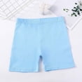 thumbnail image 5 of Tfken Kids Toddler Jean Shorts For Teen Girls Summer Elastic Waist Solid Color Slim Shorts Casual Trendy Daily Wear Children Soft Denim Shorts Blue, 5 of 6
