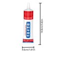 thumbnail image 2 of Sltwyw Permanent Fabric Glue 50ml - Clear Washable Clothing Adhesive for Patches Denim Leather Polyester Flannel Repair, 2 of 8