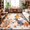 Light apricot gradient, variant on 2x3 Ft Entryway Area Rug, Thanksgiving Kitchen Rug Runner Washable Floor Mat, Boho Fall Squirrel Pumpkin Maple Stripe Non Slip Indoor Door Mat Throw Carpet for Bathroom Living Room Bedroom