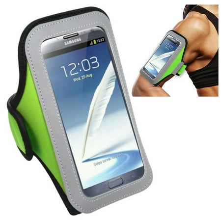 Insten Green Sport Armband Running Gym Excerce Workout Phone Holder Case For LG Stylo 3 Stylo 4 V10  X max X Power 2 Stylo 3 Plus V30 G Flex 2 G6 Stylo 2 V Stylus 2 V9 (Best Power Cage For Home Gym)