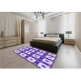 thumbnail image 5 of Ahgly Company Machine Washable Indoor Rectangle Transitional Purple Amethyst Purple Area Rugs, 2' x 3', 5 of 7