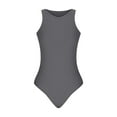 thumbnail image 4 of REALiKUN Bodysuits for Women Sexy Slim Crew Neck Sleeveless Body suits Racerback Halter Tank Top, 4 of 5
