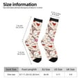 thumbnail image 2 of Vsdgher Dachshund And Eiffel Tower Crew Socks for Men & Women, Breathable Casual Athletic Ankle Socks, 2 of 6