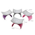 thumbnail image 6 of Skymirror Manicure Hand Rest Washable Exquisite Pattern Easy to Clean Reusable Support Wrist Silicone Anti-Slip U Style Manicure Armrest Nail Stand for Nail Salon, 6 of 8