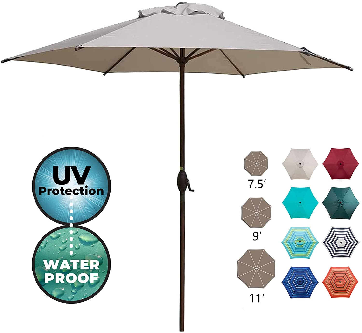 Abba Patio 9ft Patio Umbrella Outdoor Umbrella Patio Market Table