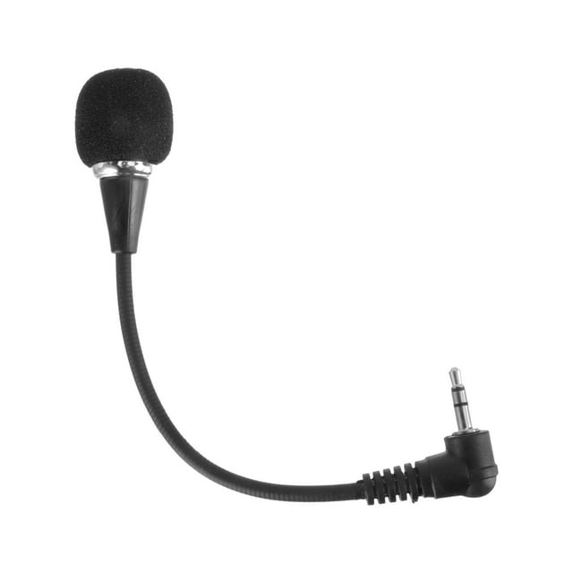 EeaseCA Mini Microphone Micro Flexible 3,5 mm pour PC Portable Cahier Skype MSN