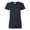Navy, variant on Women's Heavy Short Sleeve T-Shirt 100% Cotton Durable Plain Soft Tee (Light-Blue, L)