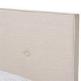 thumbnail image 5 of Bowery Hill Modern Tufted Queen Low Profile Bed in Light Beige, 5 of 7
