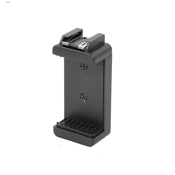Inteprter Trípode Puerto de tornillo de 1/4 pulgadas Clip de teléfono Transmisión en vivo Selfie Smartphone Soporte ajustable Senderismo Soporte de Teléfono y Comunicación Tipo 3