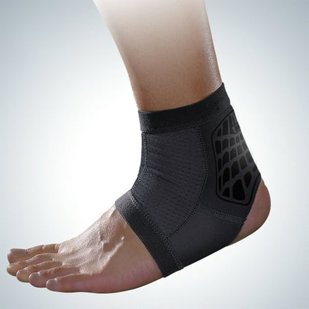 Elastic Ankle Support, Lightweight Breathable Ankle Brace for Running Basketball Color:Black