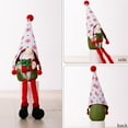 thumbnail image 3 of 2pcs Christmas Gnome Decorations, Swedish Tomte Xmas Plush Doll Ornaments, Handmade Santa Standing Figurine Gifts, 19 Inch, 3 of 7