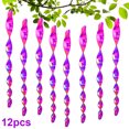thumbnail image 4 of Dispositivo Disuasivo Espiral Repeler Reflectantes 12pcs 30 Cm para Patio () Púrpura, 4 of 9