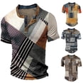 thumbnail image 2 of Kcolen Mens T Shirts White Men Henley Tee Tops Pullovers Solid Color Loose Fit Business Casual Wear Casual Summer Vacation Basic Muscle Tee for Men, 2 of 3