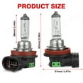 thumbnail image 3 of BSBSDJB For Suzuki SX4 2007-2013 Combo 9007 Halogen Headlight H11 Fog Light Bulbs 3400K, 3 of 13