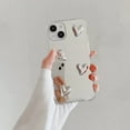 thumbnail image 6 of 3D Love Heart Plating Makeup Mirror Airbag Acrylic  for iPhone Case (Silver,iPhone 15 Pro), 6 of 6