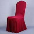 thumbnail image 2 of MYG Housse de Chaise de banquet style Hôtel Jupe en Oxford, 2 of 4