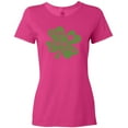 thumbnail image 3 of Inktastic Happy St. Patrick's Day Shamrock in Green Women's T-Shirt, 3 of 5