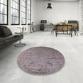 thumbnail image 4 of Ahgly Company Machine Washable Indoor Rectangle Industrial Modern Dark Goldray Area Rugs, 6' x 9', 4 of 7