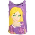 thumbnail image 4 of Disney Princess Rapunzel Jasmine Ariel Toddler Girls 3 Pack Tank Tops Infant to Big Kid, 4 of 5