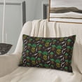 thumbnail image 5 of Sikiie Pineapples Print Plush Pillow Cover, Wrinkle-proof and Stain-resistant Pillow Protector without Pillow Core, Home Decoration-20"x30", 5 of 6