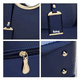thumbnail image 3 of Bolso De Charol Brillante Belug, Azul marino, 3 of 5